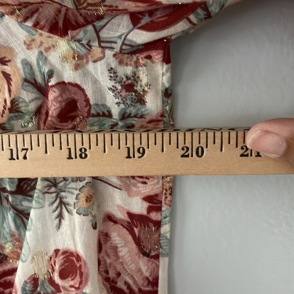 Rebecca Taylor Women's Floral Top  La Vie Lucciene Size S Business Casual Travel - Picture 8 of 8